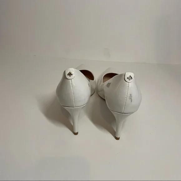 Elegant White Women's Heels - Picture 4 of 4